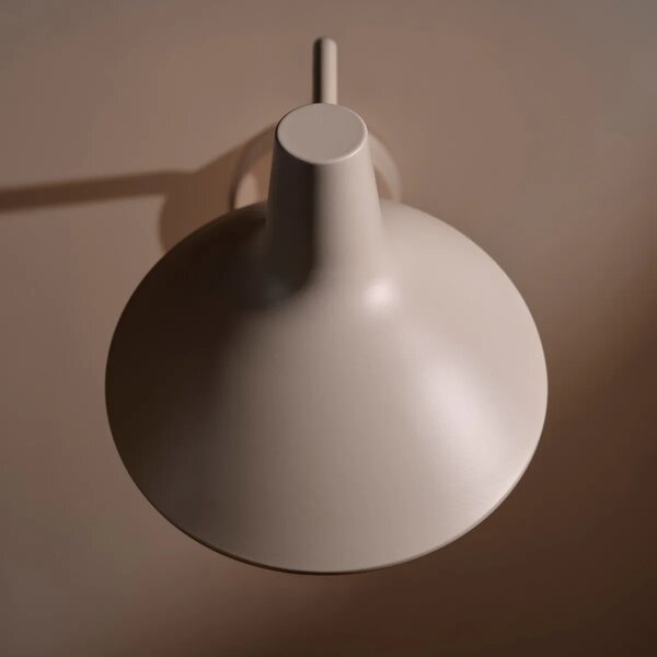Nástěnná lampa Nordlux Darci Wall - písková, ø 22,5 cm