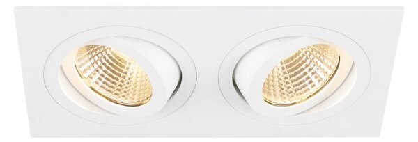 LA 1008008 NEW TRIA® 155 podhledový kroužek, D: 17 Š: 9 V: 4 cm, dvousvítidlo, IP 20, bílá barva - BIG WHITE (SLV)