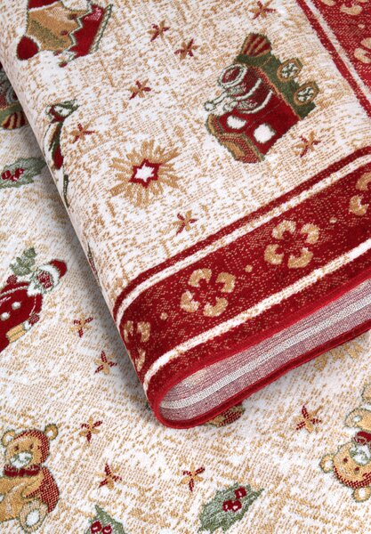 Villeroy & Boch Kusový koberec Toy's delight se střiženým vlasem 106217 Red, Multicolor, 160x230, červená, obývací pokoj