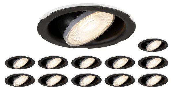 LA 1008066 Sada sestávající z 12 x UNIVERSAL DOWNLIGHT PHASE IP20 38° bez krytu. - BIG WHITE (SLV)
