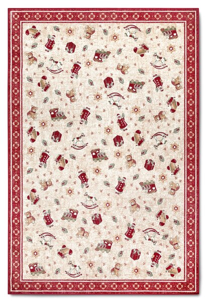 Villeroy & Boch Kusový koberec Toy's delight se střiženým vlasem 106217 Red, Multicolor, 160x230, červená, obývací pokoj