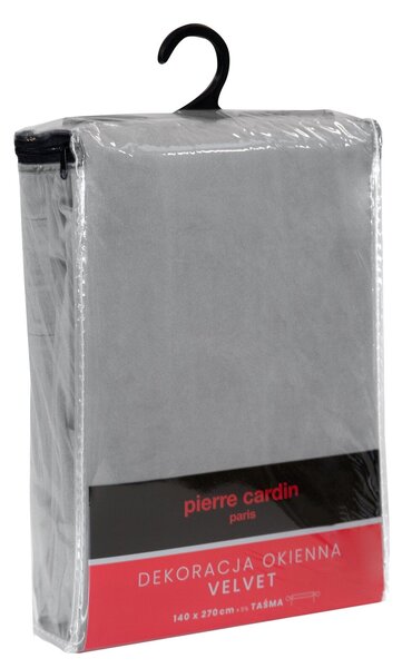 ZATEMŇOVACÍ ZÁVĚS NA PÁSCE PIERRE CARDIN SIBEL 140X270 CM ŠEDÁ