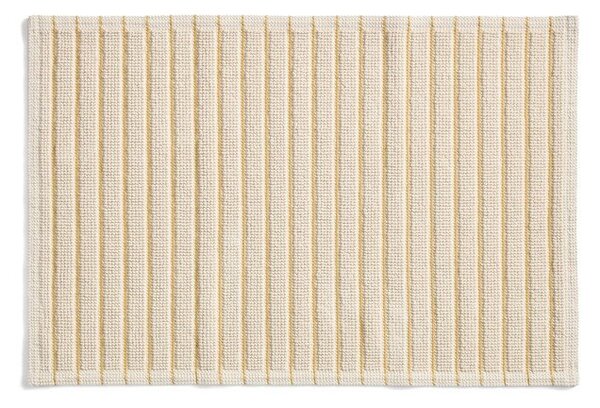 Žlutá/béžová textilní koupelnová předložka 50x80 cm Merade – Kave Home