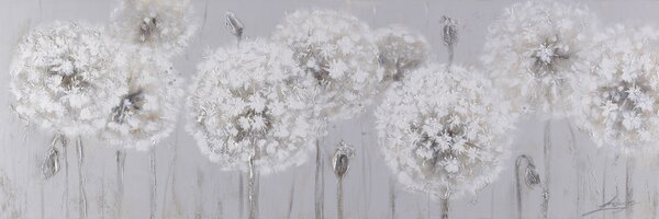 Obraz DANDELION - ručně malovaný 50x150cm