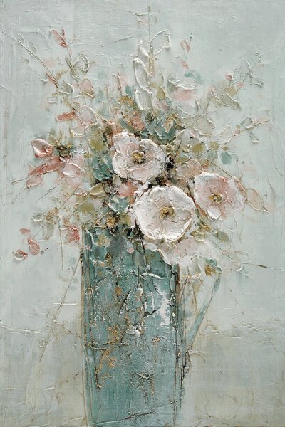 Obraz PASTEL BOUQUET - ručně malovaný 40x60cm