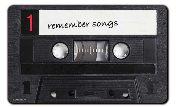 Snídaňové prkénko/tácek Remember Songs REMEMBER (barvný vzor Remember Songs)