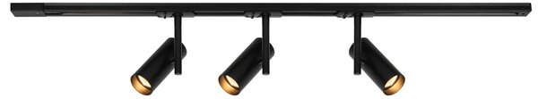 Stropní svítidlo Nordlux Jerome Link 3-Kit +1m - černá, ø 5,5 cm, v. 18 cm