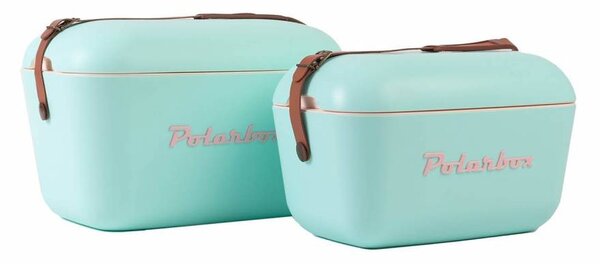 Chladící box POLARBOX 12 l tyrkysový s popruhem pop PLB12/V/RPOP