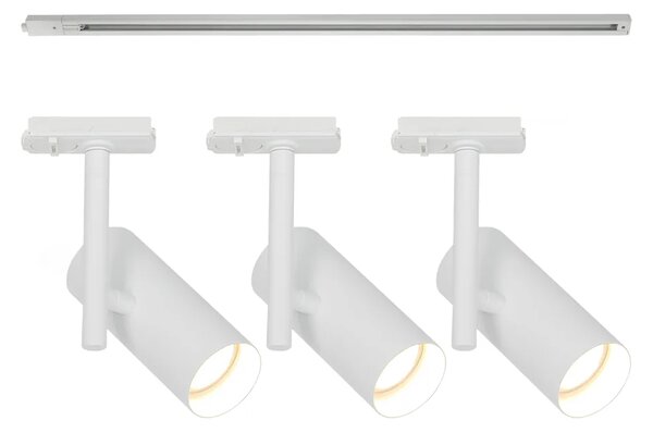 Stropní svítidlo Nordlux Jerome Link 3-Kit +1m - bílá, ø 5,5 cm, v. 18 cm