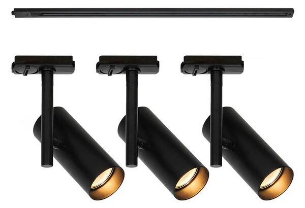 Stropní svítidlo Nordlux Jerome Link 3-Kit +1m - černá, ø 5,5 cm, v. 18 cm