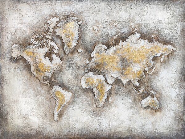 Obraz WORLD - ručně malovaný 120x90cm