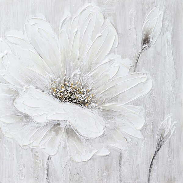 Obraz WHISPERING A - ručně malovaný 80x80cm