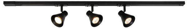 Stropní svítidlo Nordlux Eik Link 3-Kit + 1m - černá, ø 8,5 cm