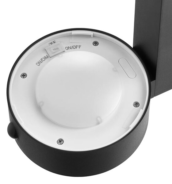 Nástěnné svítidlo Nordlux Coupar Solar, ø 14 cm, š. 18 cm, v. 22 cm