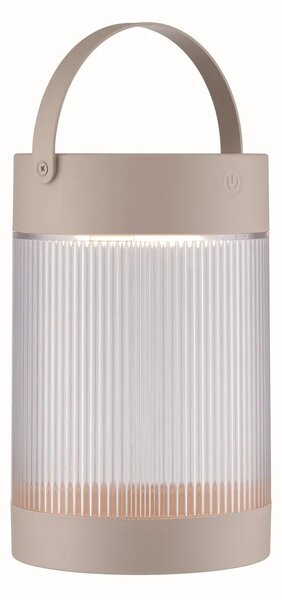 Přenosné svítidlo Nordlux Coupar Solar - písková, ø 14 cm, v. 22 cm