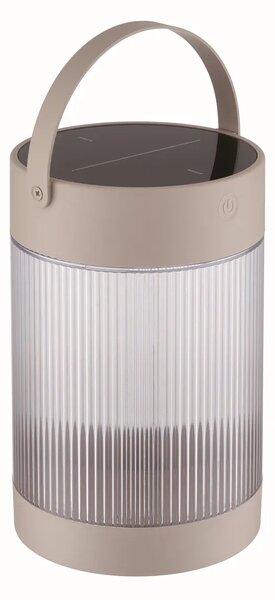Přenosné svítidlo Nordlux Coupar Solar - písková, ø 14 cm, v. 22 cm
