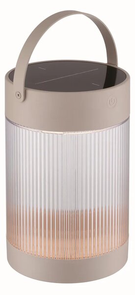 Přenosné svítidlo Nordlux Coupar Solar - písková, ø 14 cm, v. 22 cm