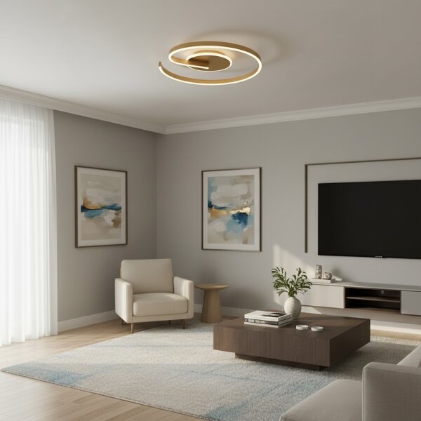 Brilagi -LED Stmívatelné stropní svítidlo SPIRAL LED/56W/230V 3000/4000/6000K+DO