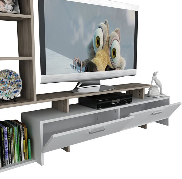 TV stolek/skříňka Simka (bílá + cordoba)