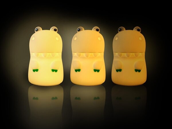 MegaLight - LED RGB Stmívatelná nabíjecí dětská dotyková lampa DIGGY DINO LED/5V