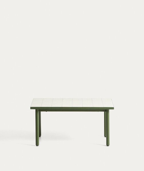 Zahradní stolek s keramickou deskou 51x81 cm Maurina – Kave Home