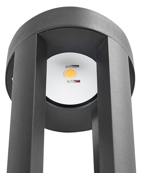 Venkovní LED sloupková lampa PAYETTE Černá