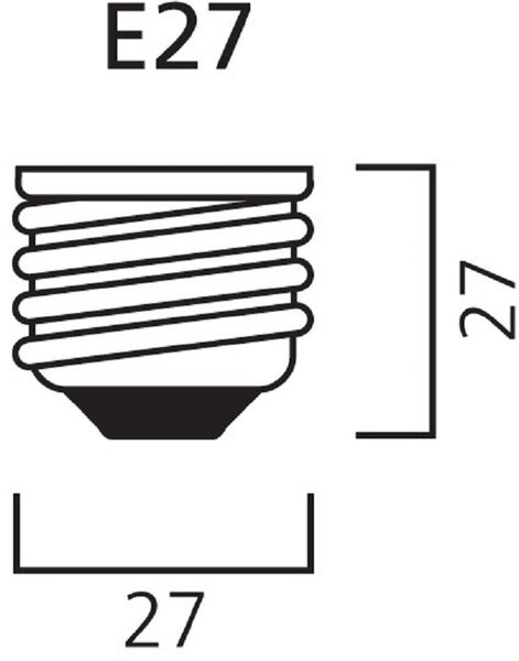 Diolamp LED žárovka matná STICK Tubular T43 15W/230V/E27/6000K/1550Lm/240°/IP65