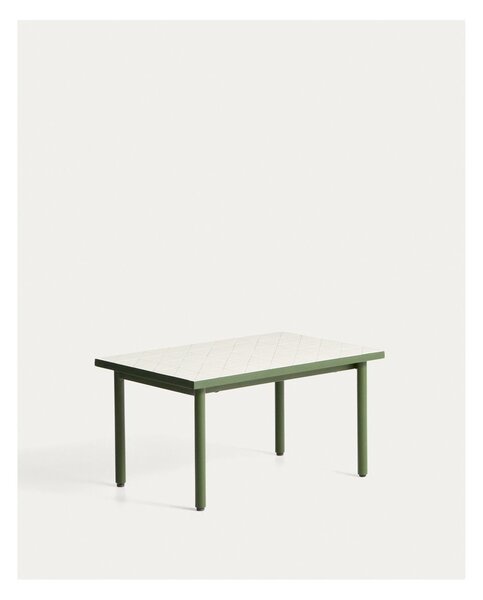 Zahradní stolek s keramickou deskou 51x81 cm Maurina – Kave Home
