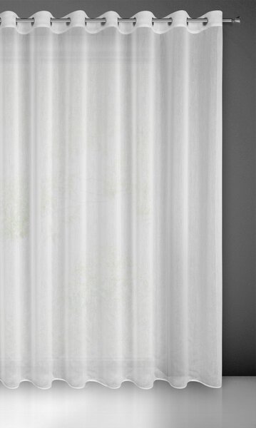 ZÁCLONA NA KROUŽCÍCH LUNA 300 CM X 250 CM CM BÍLÁ