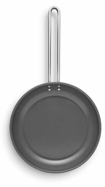 Eva Trio Laser Titanium Professional Pánev 28 cm, titanový povrch bez PFAS, masivní stěny až 10 mm, na indukci, Eva Solo