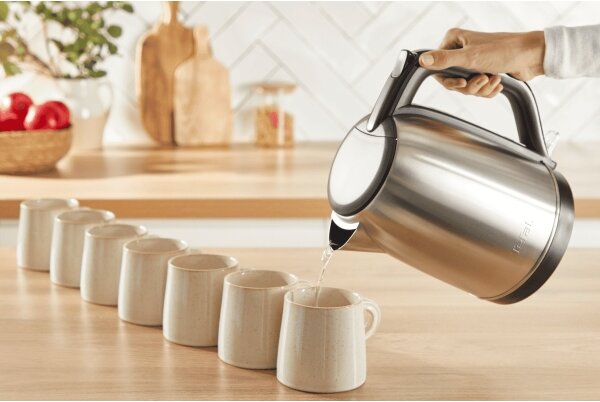Tefal - Rychlovarná konvice SUBITO 1,7l 2400W/230V nerez/černá