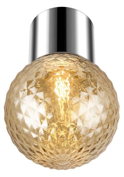 LA 1008023 Skleněné stínidlo VARYT Diamant amber - BIG WHITE (SLV)