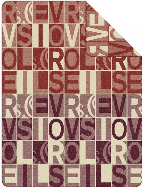 S.Oliver Pléd s.Oliver Jacquard červená-béžové 150x200 cm