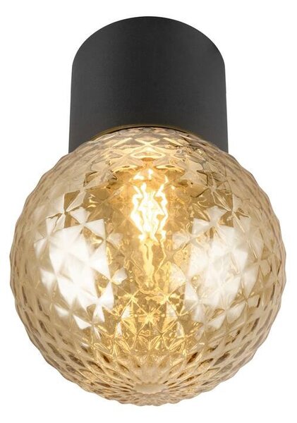 LA 1008023 Skleněné stínidlo VARYT Diamant amber - BIG WHITE (SLV)