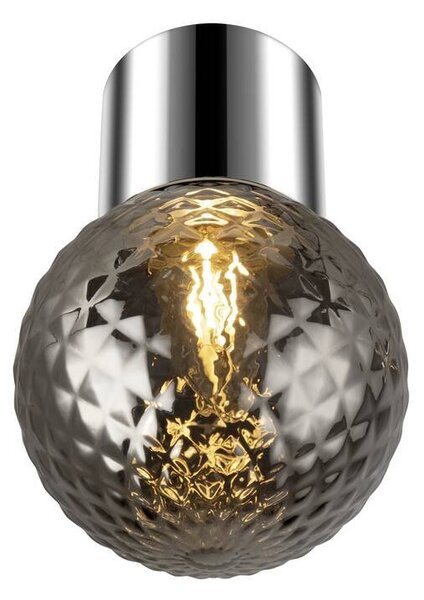 LA 1007858 Skleněné stínidlo VARYT Diamant smoke - BIG WHITE (SLV)