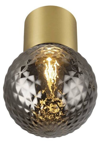 LA 1007858 Skleněné stínidlo VARYT Diamant smoke - BIG WHITE (SLV)