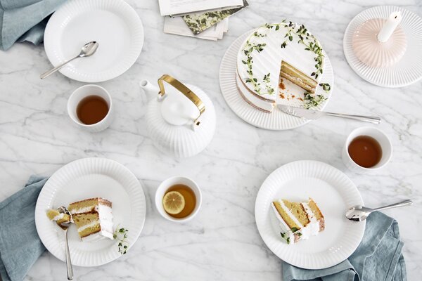 Porcelánová čajová konvice Hammershøi White 1,2 l