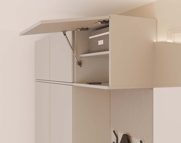 Předsíňová stěna HAGA II 1Sz1W - béžová