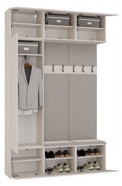 Předsíňová stěna HAGA III 1Sz2W - béžová