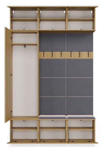 Předsíňová stěna HAGA III 1Sz2W - dub artisan