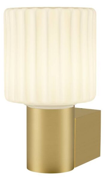 LA 1007860 Skleněné stínidlo VARYT Plisé - BIG WHITE (SLV)
