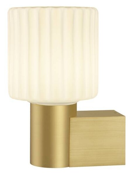 LA 1007860 Skleněné stínidlo VARYT Plisé - BIG WHITE (SLV)