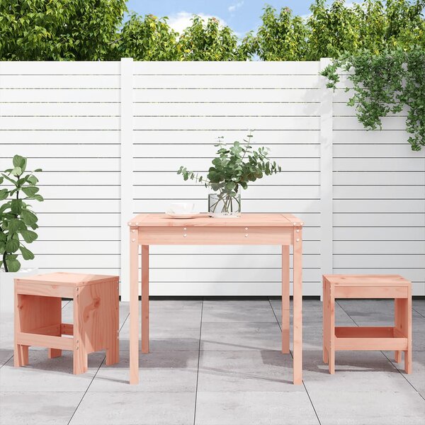 3dílný zahradní bistro set masivní dřevo douglasky