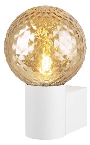 LA 1008023 Skleněné stínidlo VARYT Diamant amber - BIG WHITE (SLV)