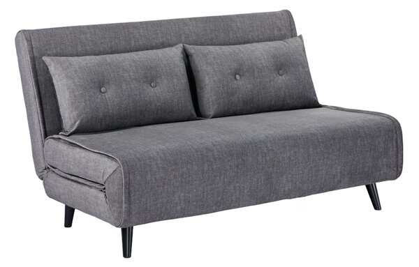 Rozkládací pohovka SMART MULTIFUNCTION 140 CM šedá samet Nábytek | Obývací pokoj | Sedací soupravy a pohovky | Pohovky | Rozkládací