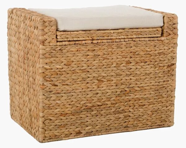 Taburet MONO PLUS, vodní hyacint, výška 45 cm, natur