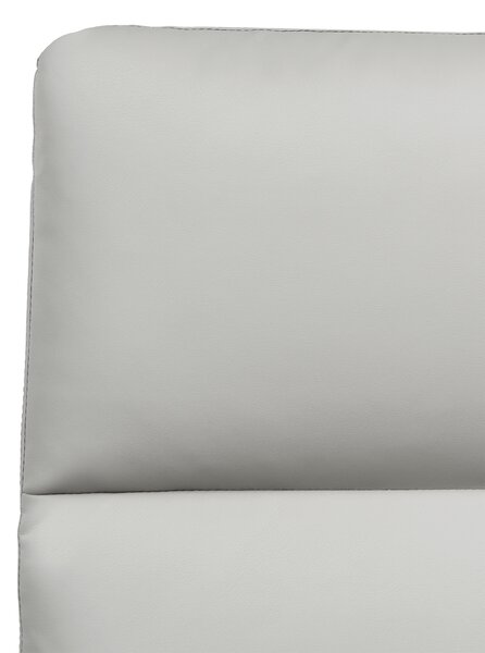 Kancelářské křeslo SERENE Umělá kůže Světle šedá