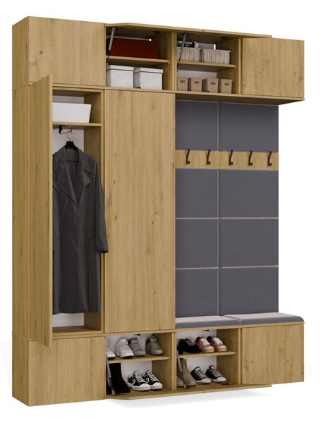 Předsíňová stěna HAGA IV 2Sz2W - dub artisan