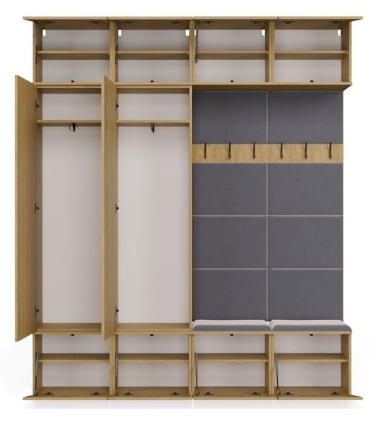 Předsíňová stěna HAGA IV 2Sz2W - dub artisan