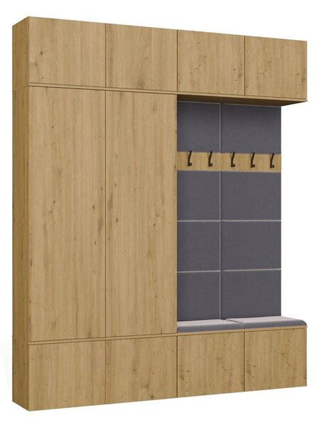 Předsíňová stěna HAGA IV 2Sz2W - dub artisan